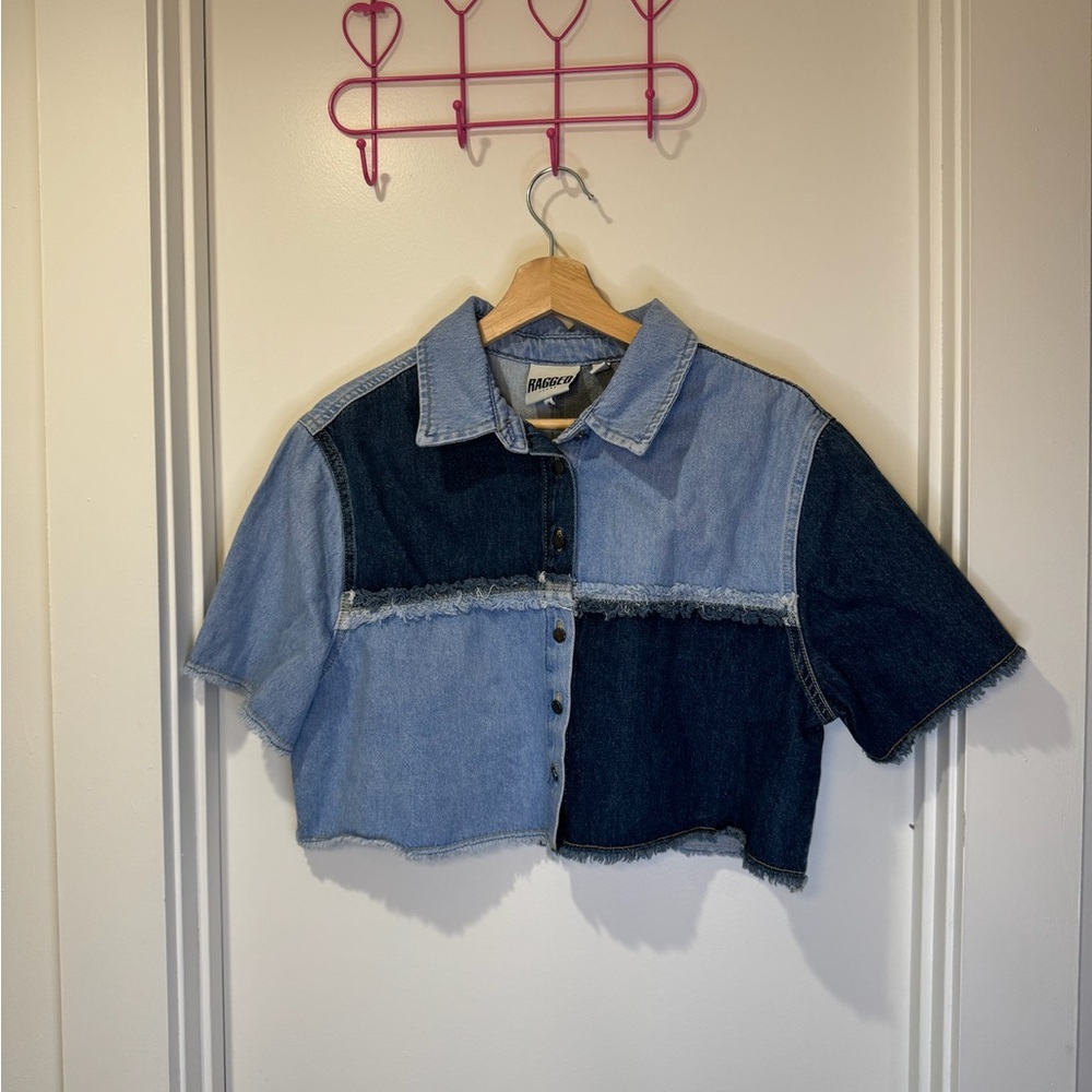 Ragged Priest Denim Patchwork Shirt